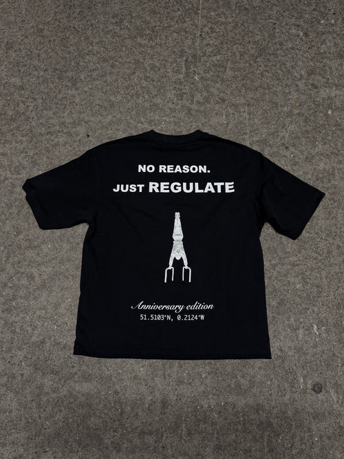 RGLT anniversary edition 'OG tee' BLACK